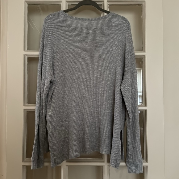 American eagle waffle knit long sleeve top - Picture 5 of 6